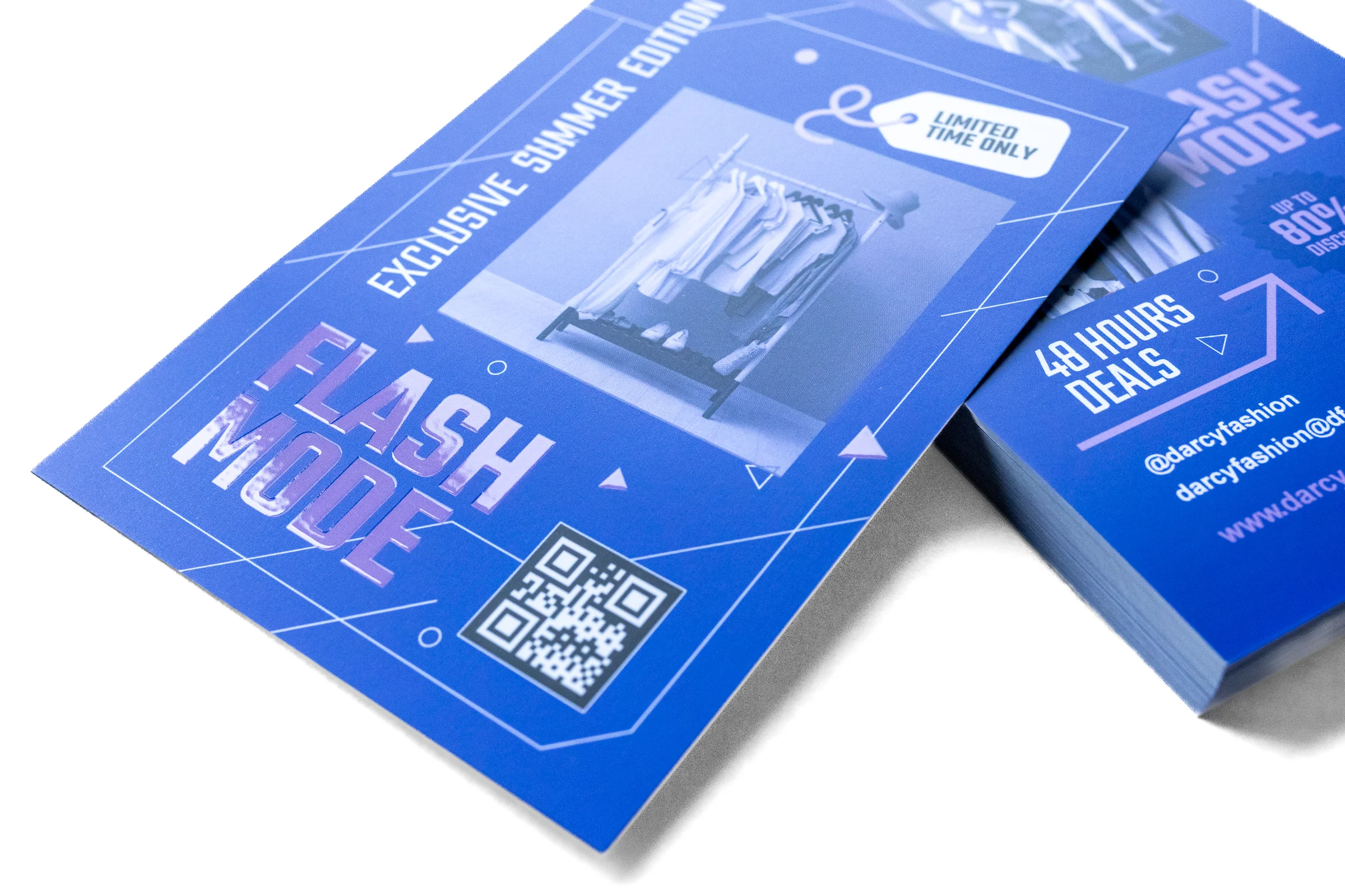 Ulotki cięte Premium - lakier wybiórczy UV 3D