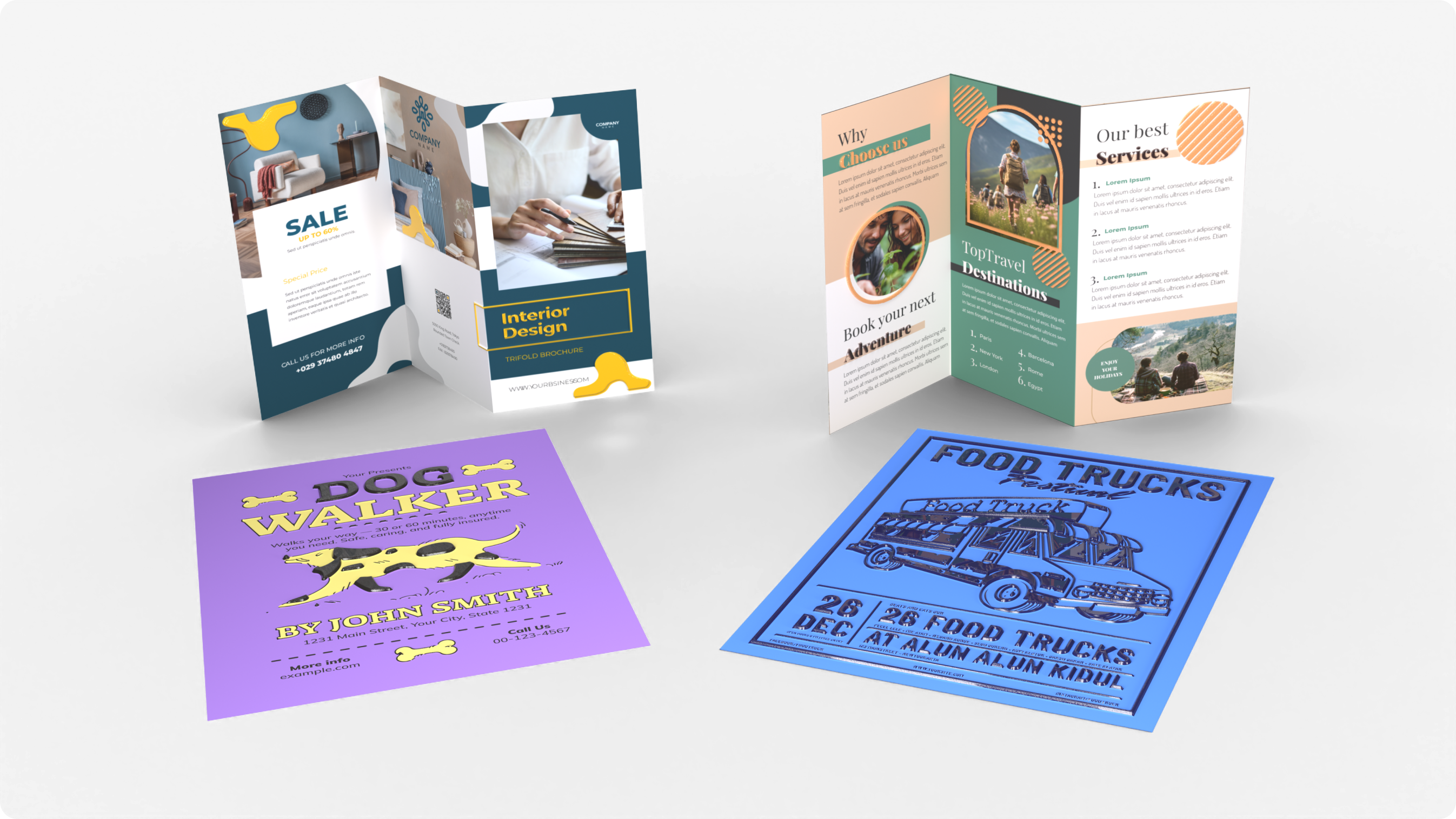 Ulotki Premium - 3D/2D