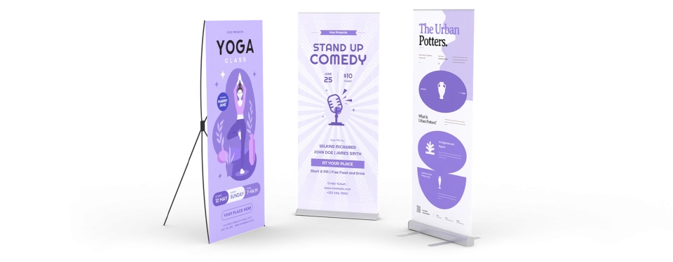 Roll-upy i x-banery reklamowe