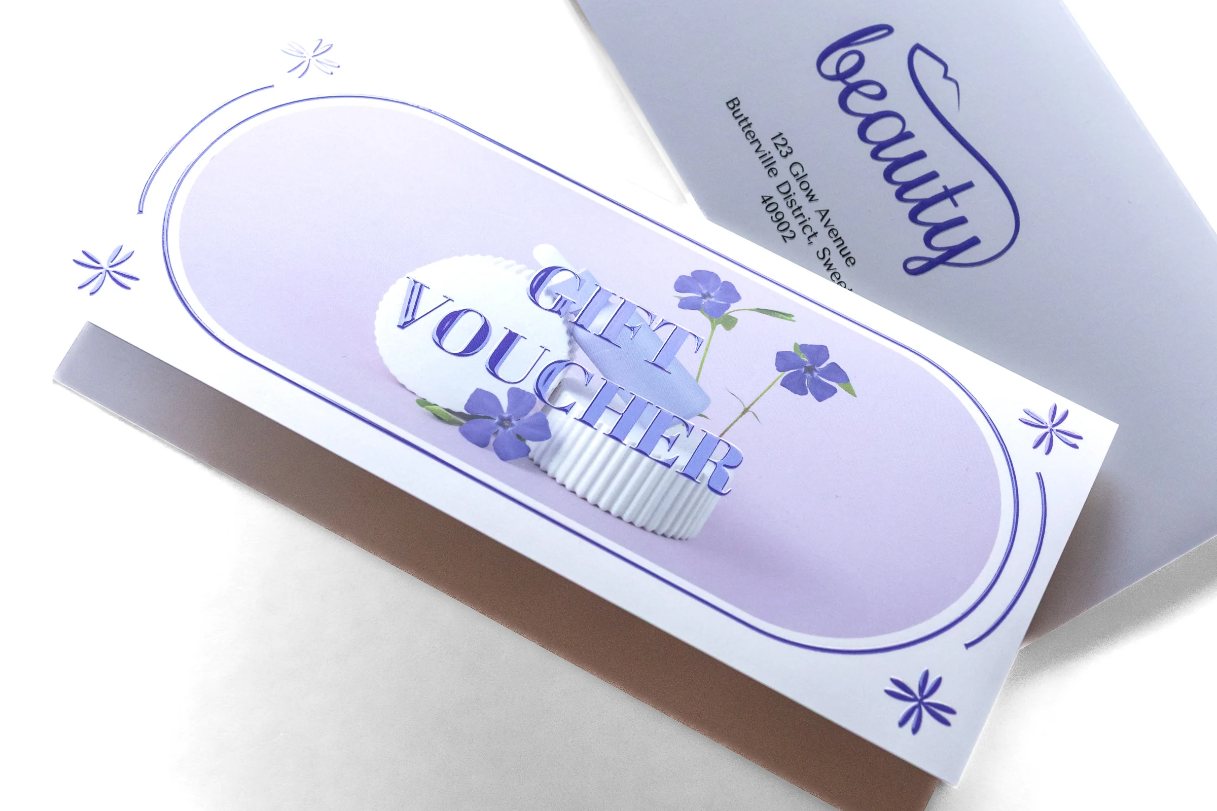 Vouchery składane Premium - lakier wybiórczy UV 3D - dla firm z logo