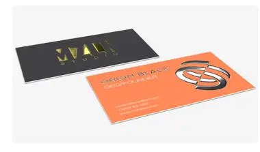 Wizytówka Premium - złocenie srebrzenie 3D