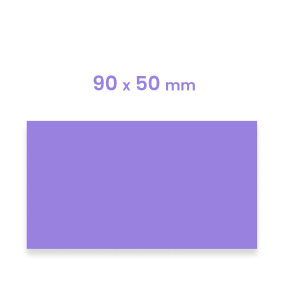 Wizytówki format 90 x 50 mm