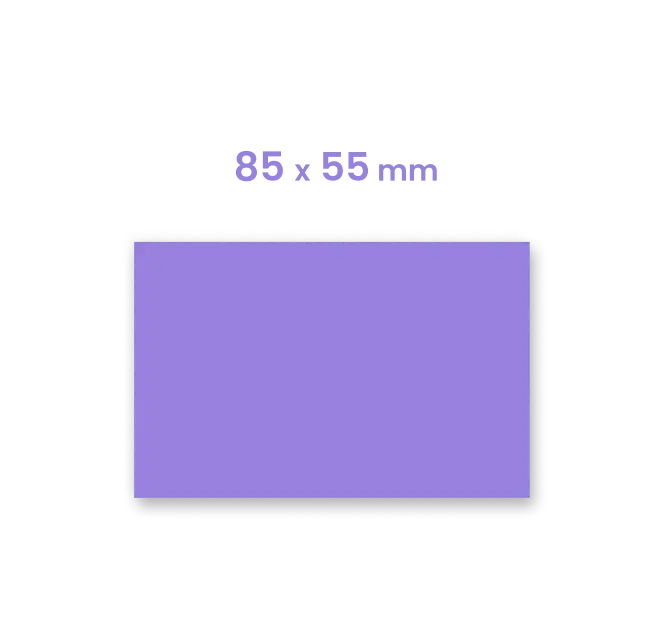 Wizytówki klasyczne format 85 x 55 mm