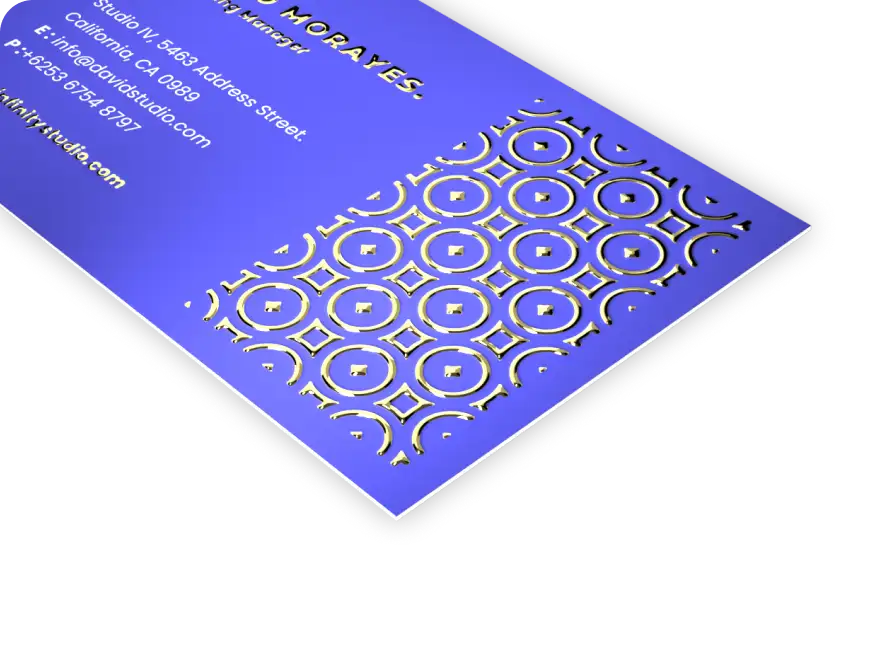 Wizytówki Premium - lakier UV, złocenie, srebrzenie... 3D