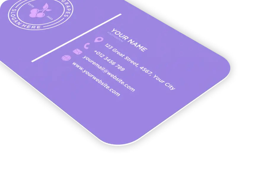 Wizytówki z zaokrąglonymi rogami