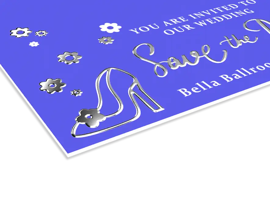 Zaproszenia Premium - srebrzenie 3D