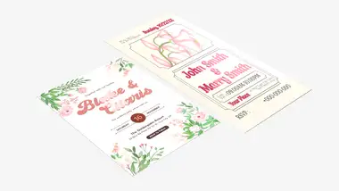 Zaproszenia Premium - lakier wybiórczy UV 3D