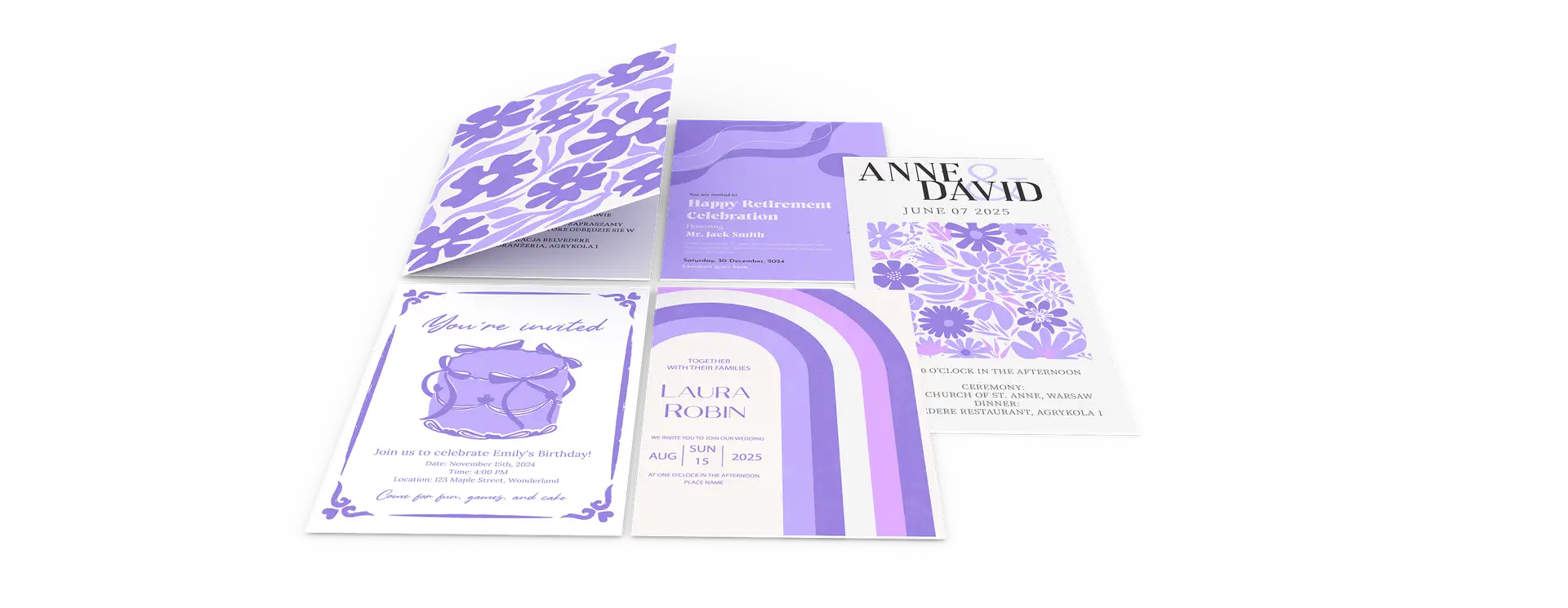 Zaproszenia dla firm