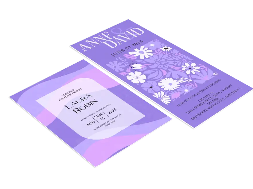 Zaproszenia cięte - dobra jakość