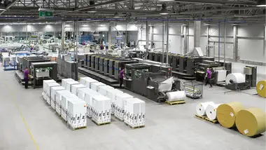 Ogromny park maszynowy firmy Drukuj Sam