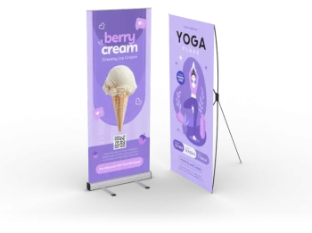 Rollupy i x-banery reklamowe dla firm