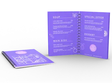 Trwałe menu spiralowane