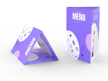 Nowoczesne menu stojące