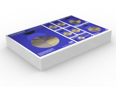 Arkusze plano Premium ze złoceniem, srebrzeniem i lakierem wybiórczym UV 3D