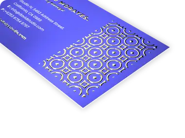 Wizytówki Premium ze złoceniem, srebrzeniem, lakierem wybiórczym UV 3D