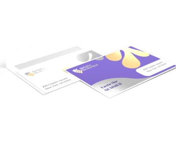 Koperty uszlachetnione ekonomiczne - farbą złotą, srebrną, pigmentową