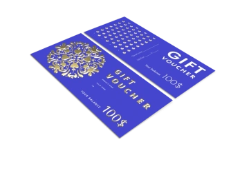 Vouchery Premium - lakier, złocenie, srebrzenie... 3D, najlepsza jakość