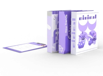 Segregatory do biura i clipboardy na konferencje