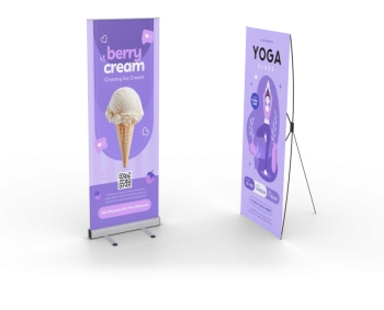 Rollupy i x-banery reklamowe dla firm