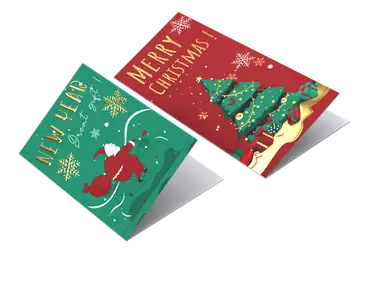 Kartki świąteczne składane