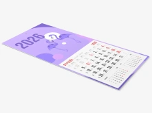 Kalendarze mini z klejonym kalendarium