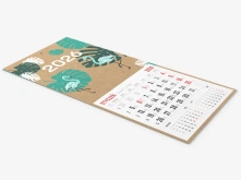 Kalendarze mini z klejonym kalendarium EKO