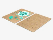 Kalendarzyki listkowe EKO