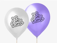 Balony reklamowe z nadrukiem z logo metalizowane