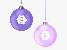 Bombki reklamowe z logo z nadrukiem, wystruj biura