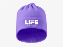Personalizowana czapka-komin polarowa z firmowym logo, idealna na eventy