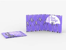 Personalizowane opakowania na płyty UniPaki CD4P jednołamowe