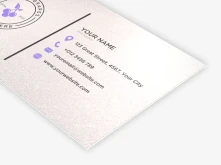 Wizytówki na papierze ozdobnym