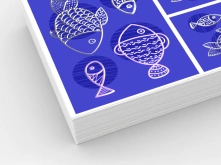 Arkusze plano Premium - lakier wybiórczy UV + srebrzenie 3D