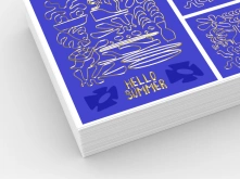 Arkusze plano Premium - złocenie 3D