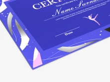 Dyplomy i certyfikaty Premium - lakier wybiórczy UV + srebrzenie 3D