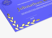 Dyplomy i certyfikaty Premium - złocenie 3D