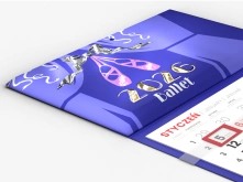 Kalendarze jednodzielne Premium – główka wypukła, tektura lita + gąbka – lakier wybiórczy, złocenie, srebrzenie... 3D