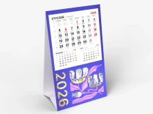 Kalendarze piramidki pionowe Premium 3D