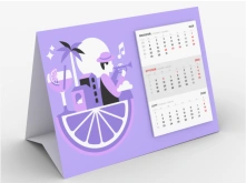 Kalendarze piramidki z klejonym kalendarium