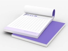 Notesy klejone z okładką