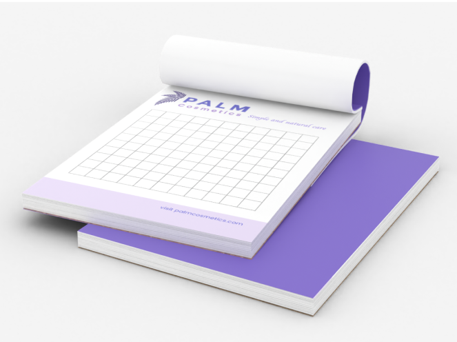 Notesy klejone z okładką