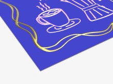 Plakaty Premium - lakier wybiórczy UV + złocenie 3D