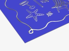 Plakaty Premium - srebrzenie 3D