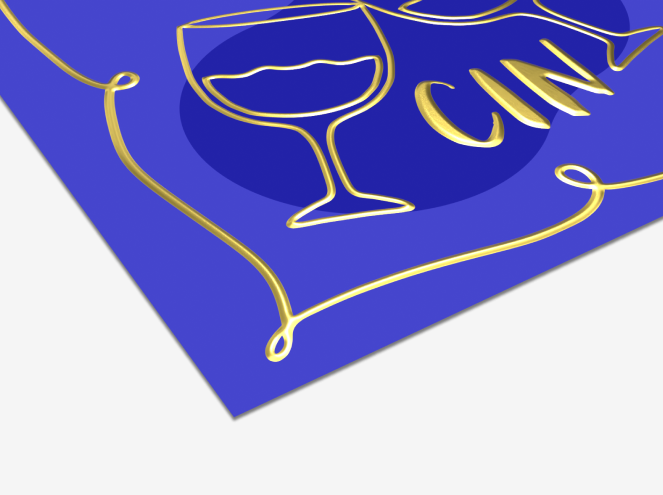 Plakaty Premium - złocenie 3D