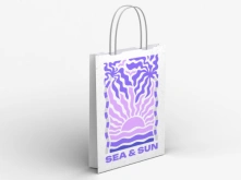 Torby cateringowe Kraft białe