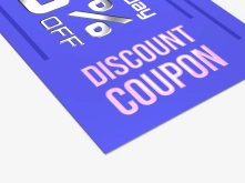 Vouchery cięte Premium - lakier wybiórczy UV + srebrzenie 3D