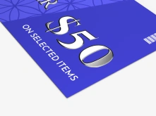 Vouchery cięte Premium - srebrzenie 3D