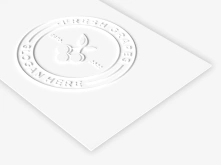 Wizytówki z tłoczeniem