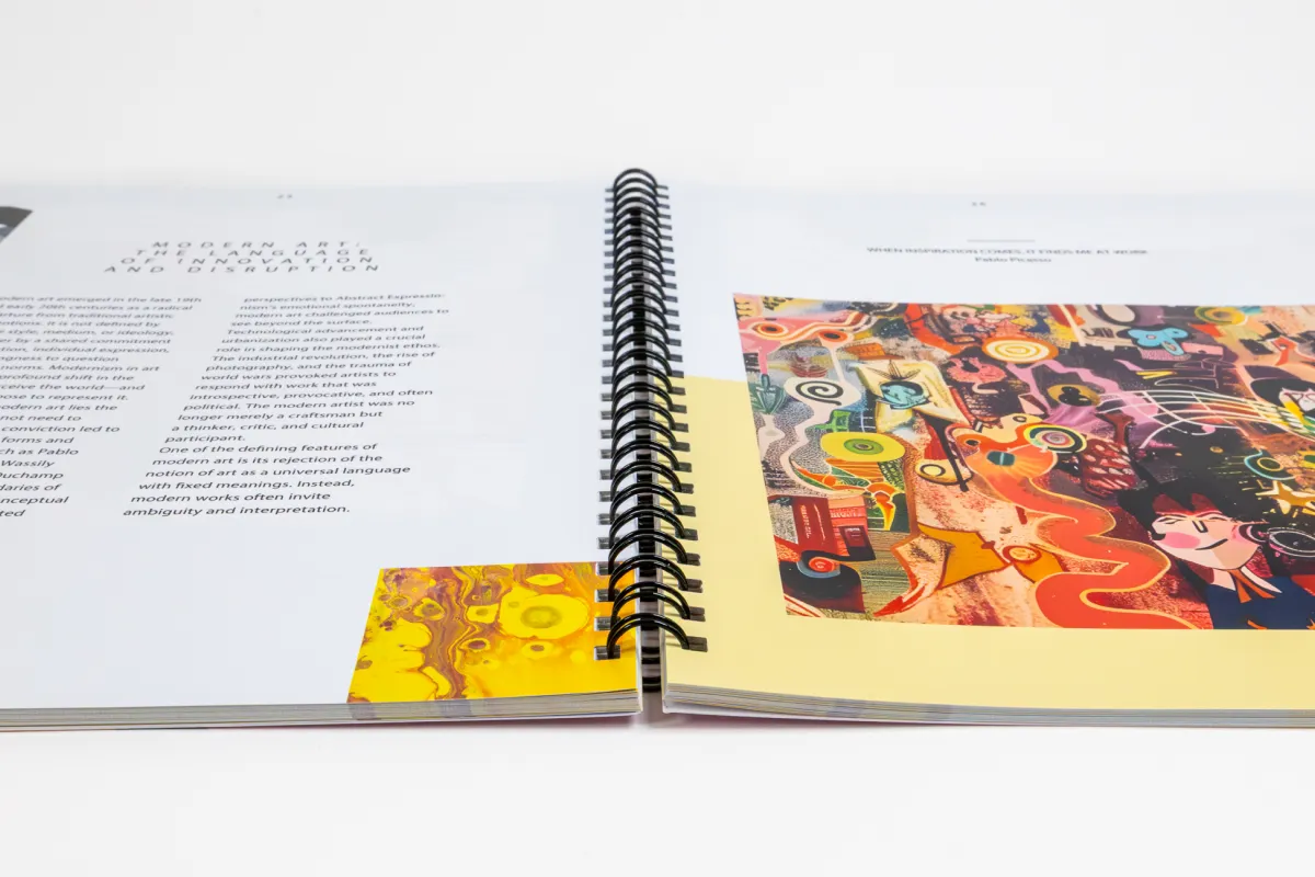 Książki oprawa spieralowana miękka