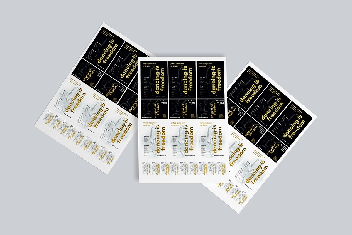 Arkusze plano Premium - lakier wybiórczy UV + srebrzenie 3D